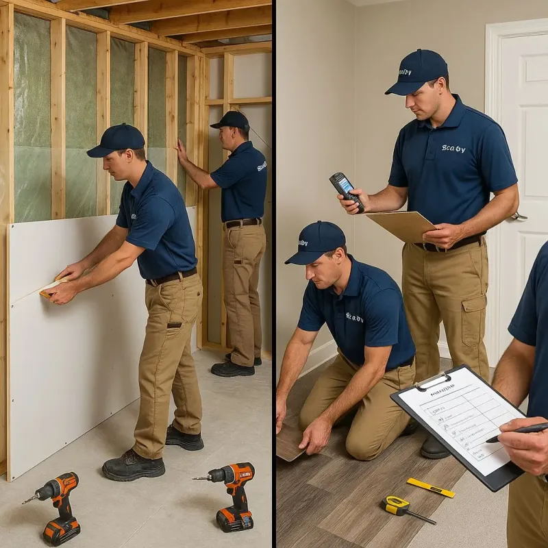 Repairs and Reconstruction process in Orchard Hills, PA